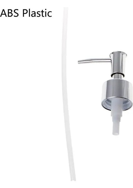Abs Plastik Tarzı 2022 Yeni Paslanmaz Çelik Sabunluk Memesi 12 Oz Dahili El Losyonu Pompası Bağlantısı (Yurt Dışından)