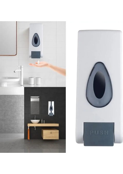350 ml Manuel Duvara Monte Banyo Sıvı Sabunluk Mutfak Banyo Duvara Monte Sabunluk Şampuan Kabı (Yurt Dışından)