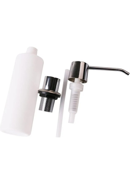 Beyaz Sıvı Sabunluk Losyon Pompası Kapağı Dahili Mutfak Lavabo Tezgah Pişirme Aracı Eşyaları Mutfak Aksesuarları (Yurt Dışından)