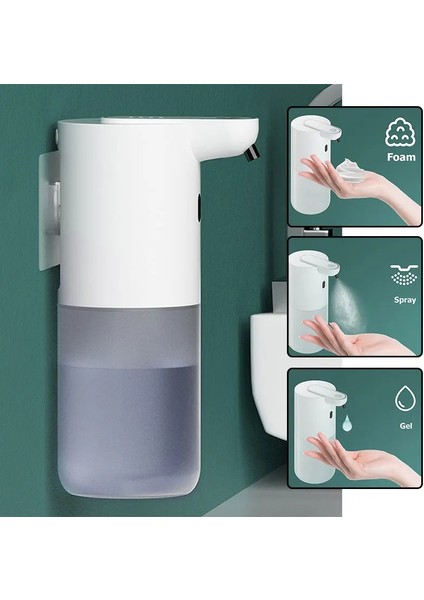 Sprey Tarzı Fotoselli Otomatik Sabunluk Sensörlü Sabunluk USB Şarj Akıllı Kızılötesi Sensör Sıvı Sabunluk El Dezenfektanı (Yurt Dışından) fırsatları