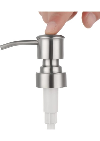 No.6 Stili 1 Adet Yeni Pompa 6 Tip Paslanmaz Çelik Sabun Pompası Sıvı Losyon Dispenseri Yedek Gümüş Kavanoz Tüp Banyo Mutfak Donanım (Yurt Dışından) modelleri