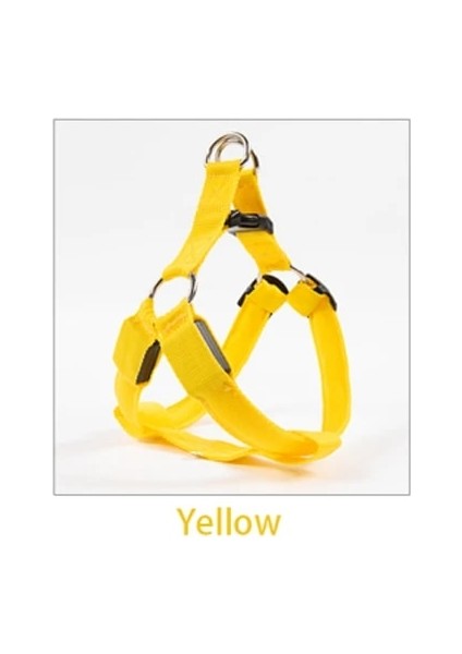 Sarı Stil 30-35CM Naylon Pet Güvenlik LED Koşum Köpek Ürünü Yanıp Sönen Işık Koşum LED Köpek Koşum Tasma Halat Kemer LED Köpek Yaka Yelek Pet Malzemeleri (Yurt Dışından)