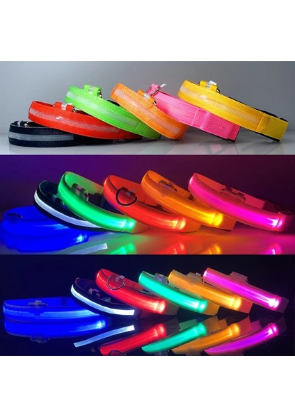 15-Usb Stili L 45-52CM Pet USB Şarj Edilebilir LED Köpek Yaka Gece Güvenliği Yanıp Sönen Pet Malzemeleri Köpek Aksesuarları Için Köpek LED Yaka (Yurt Dışından) indirimleri