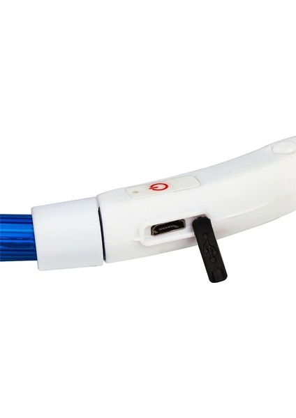 Sarı B Stili 35CM 3 Stil USB Şarj Ayarlanabilir Pet Köpek Tasması LED Şarj Edilebilir Gece Yanıp Sönen Işıklı Plastik Pvc Katı Boyun Kedi Tasmaları (Yurt Dışından) indirimleri