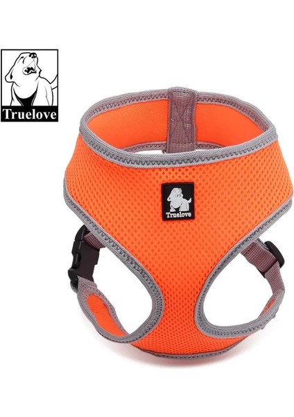 Turuncu Tarzı Xs Beden Truelove Yavru Kedi Pet Köpek Koşum Nefes Örgü Naylon Köpek Koşum Askı Yumuşak Yürüyüş Yelek Yaka Küçük Orta Köpek Için 8 Renk (Yurt Dışından)