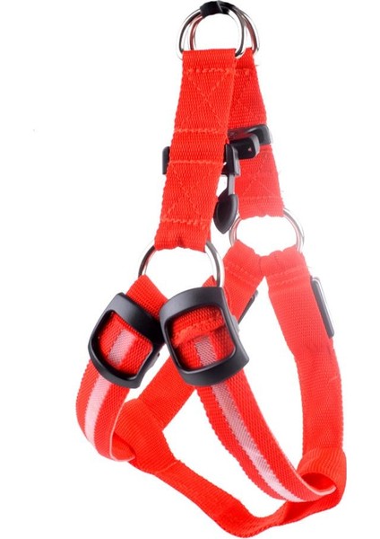 Kırmızı Stil Xs Beden Naylon Pet Güvenlik LED Koşum Köpek Ürünü Yanıp Sönen Işık Koşum LED Köpek Koşum Tasma Halat Kemer LED Köpek Yaka Yelek Pet Malzemeleri (Yurt Dışından)