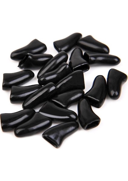 Siyah Stil M 5-7.5kg Oft Pet Tırnak Kapakları Köpekler ve Kediler Paws Tımar Tırnak Pençeleri Kapaklar 1 Çeşit Yapıştırıcı Tutkal Kapakları Evcil Hayvan Malzemeleri (Yurt Dışından)