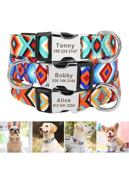 Yeşil Stil S Beden Kişiselleştirilmiş Köpek Kimlik Tasması Naylon Özelleştirilmiş Köpek Tasması Etiketli Küçük Orta Büyük Köpekler Için Etiketsiz Gravür Pitbull (Yurt Dışından) fiyatları