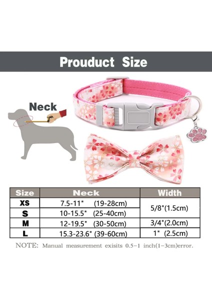 Pembe Yakalı Stil M 30-50CM Boyun Kişiselleştirilmiş Özel Köpek Tasması Isim Kimlik Etiketleri Isteğe Bağlı Boyun Askısı Küçük ve Orta Boy Pitbull Bulldog Pugs Beagle Için Uygun (Yurt Dışından) modelleri