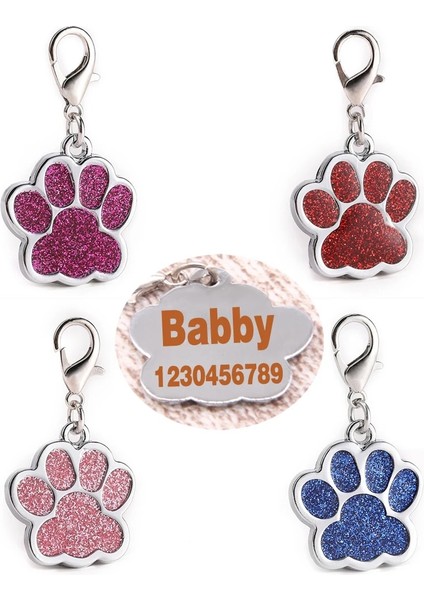 Pembe Yakalı Stil M 30-50CM Boyun Kişiselleştirilmiş Özel Köpek Tasması Isim Kimlik Etiketleri Isteğe Bağlı Boyun Askısı Küçük ve Orta Boy Pitbull Bulldog Pugs Beagle Için Uygun (Yurt Dışından) fırsatları