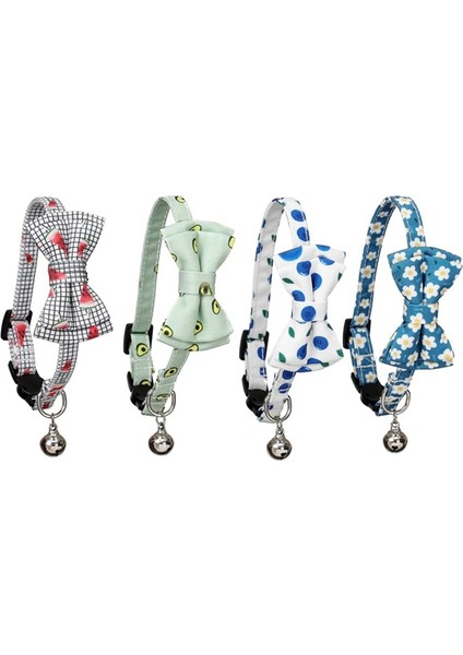 A9 Stili Emniyet Elastik Çan ile Papyon Küçük Köpek Kedi Yaka Güvenli Yumuşak Meyve Desen Evcil Hayvan Ürünleri Köpek Tasması Evcil Hayvan Malzemeleri (Yurt Dışından) indirimleri