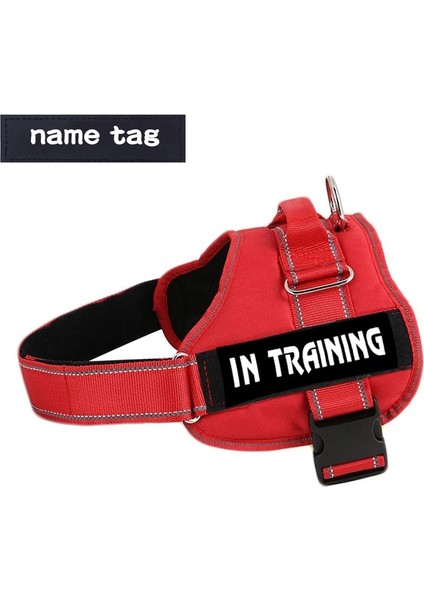 A16 Kırmızı Etiket Stili ile Xs Beden Ayarlanabilir Naylon Köpek Koşum Yansıtıcı Köpek Tasması Kişiselleştirilmiş Köpek Koşum ve Tasma Seti Küçük Orta Büyük Köpek Koşum Yelek (Yurt Dışından)