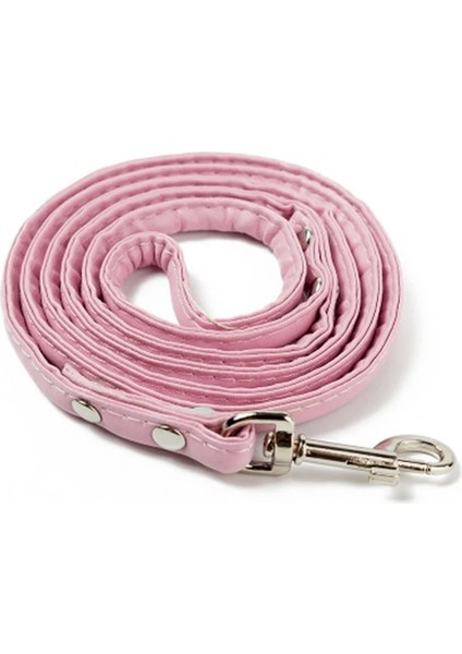Mor Tarzı 120X1.0CM Köpek Tasmaları Kurşun Moda Pu Deri Halat Tasma Küçük Köpekler Için Kedi Yaka Tasma Açık Yürüyüş Için (Yurt Dışından)