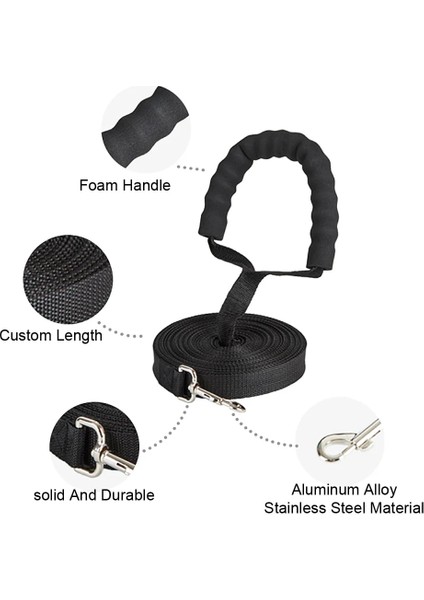 Mavi Stil 20 Milyon Köpek Lanyar Açık Eğitim Yürüyüşü Için Uzun Naylon Tasma Pamuk Saplı 2.5cm Genişlik Uzun Kurşun (Yurt Dışından) modelleri