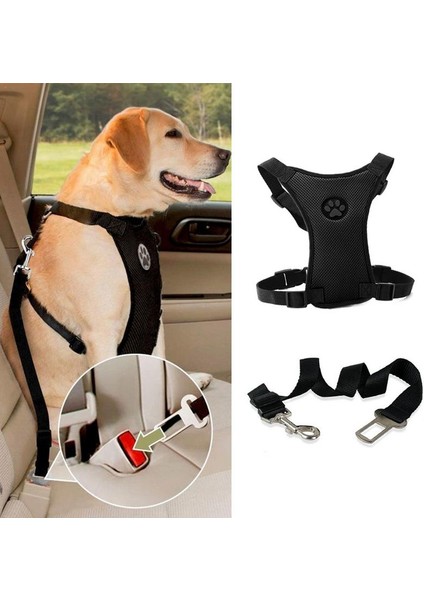 Mavi L Tarzı Gösterisi Olarak Açık Eğitim Köpek Aperatif Çantası Nefes Alabilir Örgü Köpek Koşum Tasma Ayarlanabilir Sapanlar ile Araba Otomotiv Koltuğu Emniyet Kemeri Dropship (Yurt Dışından) fiyatları