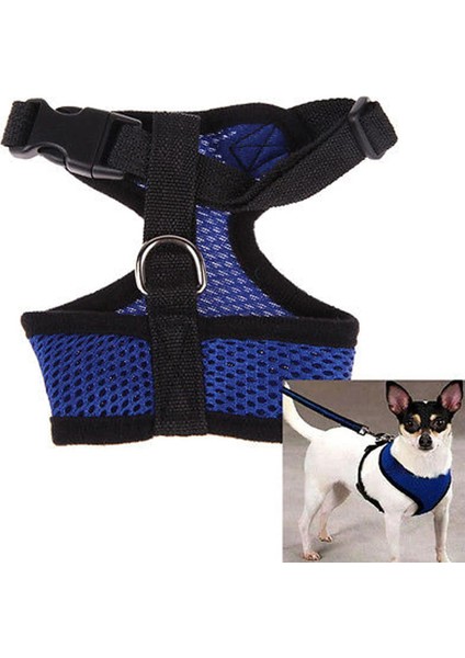 No.1 Tarzı L Beden Sıcak Uygun Nefes Küçük Köpek Pet Koşum ve Tasma Seti Yavru Kedi Yelek Koşum Yaka Chihuahua Pug Bulldog Kedi (Yurt Dışından)