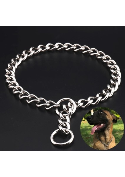 Gümüş Tarzı 5.0mm x 70CM Metal Paslanmaz Zincir Köpek Tasması Gümüş Küba Bağlantı Köpek Kayma Zinciri Boğucu Yaka Çelik Pet Için Güçlü Kayma Köpek Tasmaları (Yurt Dışından) fiyatları