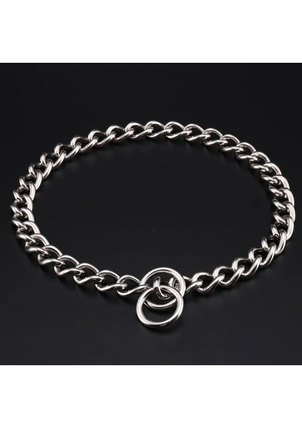 Gümüş Tarzı 5.0mm x 70CM Metal Paslanmaz Zincir Köpek Tasması Gümüş Küba Bağlantı Köpek Kayma Zinciri Boğucu Yaka Çelik Pet Için Güçlü Kayma Köpek Tasmaları (Yurt Dışından) fırsatları