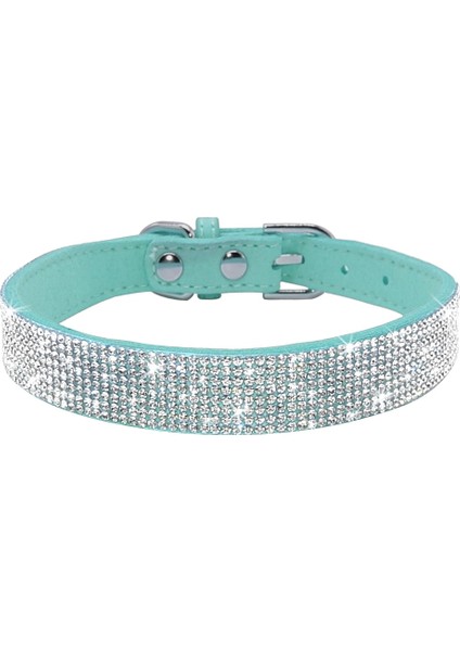 Mavi Stil S Beden Bling Taklidi Köpek Kedi Tasmaları Deri Pet Köpek Yavrusu Yaka Yürüyüş Küçük Orta Köpekler Için Tasma Kurşun Catuahua Pug Yorkie (Yurt Dışından)