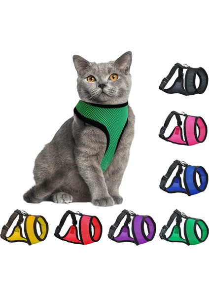 Siyah Gül Kırmızı Stili M Beden Köpek Koşum Yelek Ayarlanabilir Yumuşak Nefes Köpek Koşum Naylon Örgü Yelek Koşum Köpekler Için Yavru Yaka Kedi Pet Köpek Göğüs Kemeri (Yurt Dışından) fırsatları