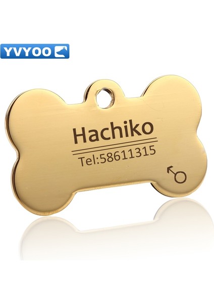 No.4 Tarzı S Beden Yvyoo Köpek Kedi Etiketi Köpek Tasması Paslanmaz Çelik Ücretsiz Gravür Pet Köpek Kedi Tasması Aksesuarları Kımlık Etiketi Adı Telefon Bb (Yurt Dışından) fırsatları