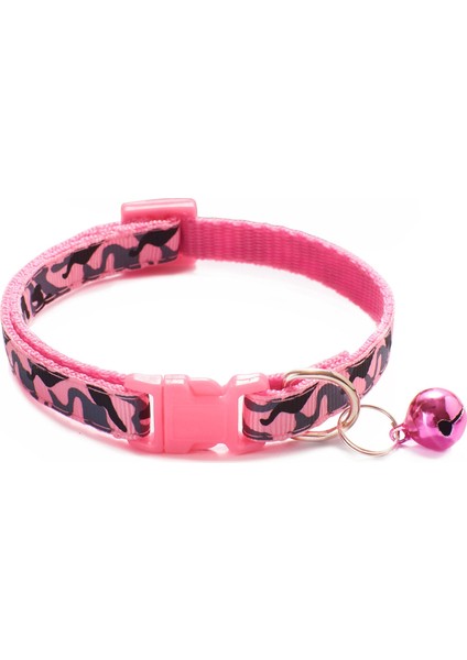 No.4 Tarzı 20 - 32 cm Uzunluğunda 1 Adet Pet Yaka Kamuflaj Desen Çan ile Ayarlanabilir Pet Köpek Tasması Polyester Pet Malzemeleri cm Uzun Sevimli Köpek Aksesuarları (Yurt Dışından)