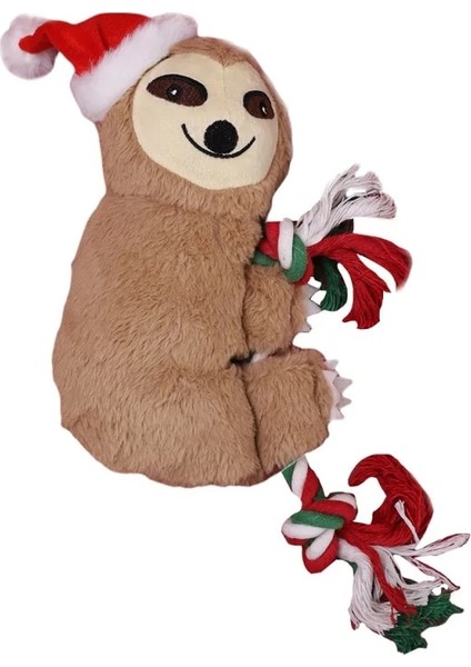 B1 Stili Pet Köpek Noel Peluş Squeak Oyuncak Çiğneme Oyuncak Küçük Orta Köpekler Için Rahat Diş Taşlama Oyuncakları Isırmaya Dayanıklı Polyester (Yurt Dışından)