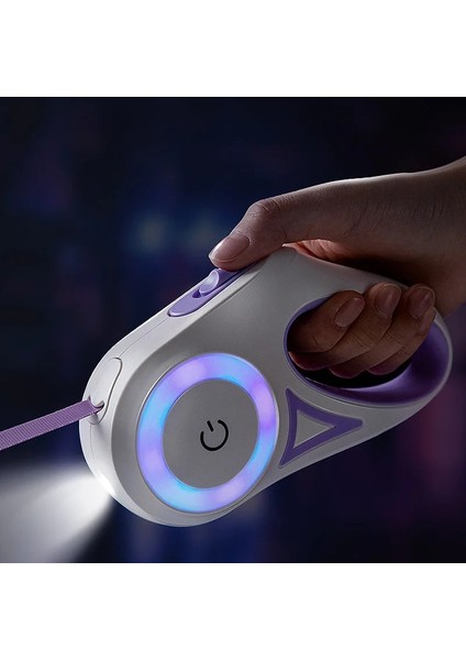 Mor Tarzı 3 Milyon Streamer LED Işıkları Köpek Tasması Otomatik Uzanan Naylon Tasma Talepleri Premium Dayanıklı Evcil Hayvan Yürüyüş Talepleri Çekiş Halatı Evcil Hayvan Ürünleri (Yurt Dışından) modelleri