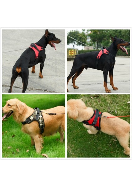 Baowen Tarzı L Beden Naylon Ağır Köpek Pet Koşum Yaka Yastıklı Ekstra Büyük Büyük Orta Küçük Köpek Koşum Yelek Husky Köpekler Malzemeleri (Yurt Dışından) modelleri