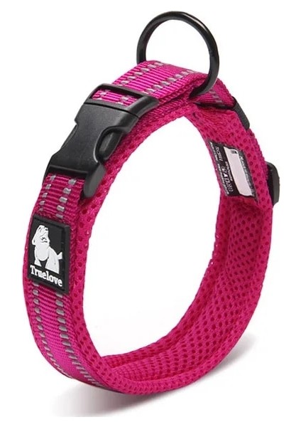 Fuşya Tarzı Xxs Truelove Yumuşak Yastıklı Örgü Köpek Tasması 3m Yansıtıcı Naylon Yürüyüş Eğitim Köpek Talepleri Stok Koşu Köpek Pet Yaka 11 Renk (Yurt Dışından)