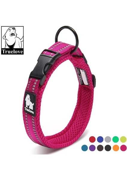 Fuşya Tarzı Xxs Truelove Yumuşak Yastıklı Örgü Köpek Tasması 3m Yansıtıcı Naylon Yürüyüş Eğitim Köpek Talepleri Stok Koşu Köpek Pet Yaka 11 Renk (Yurt Dışından) fiyatları