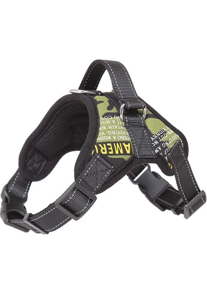 Yeşil Stil Xl Beden Katı Köpek Koşum Yelek Yürüyüş ve Eğitim Pet Koşum ve Tasma Seti Ayarlanabilir Köpekler Yaka Koşum Fransız Bulldog Için Çekme Yok (Yurt Dışından)