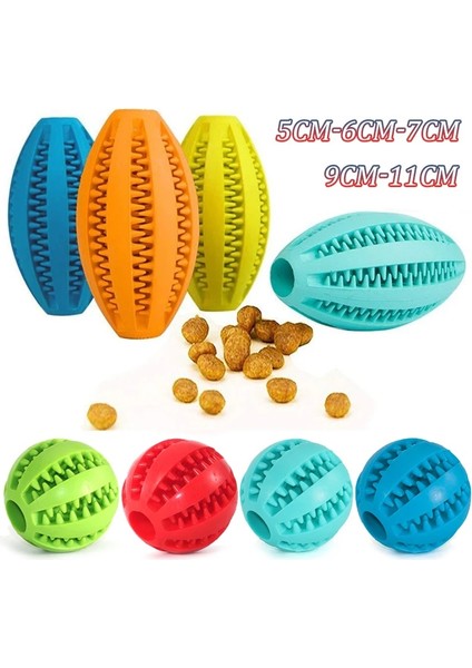 Lacivert-Oval Tarz 7cm Köpek Oyuncakları Streç Kauçuk Sızdıran Top Komik Interaktif Pet Diş Temizleme Topları Isırmaya Dayanıklı Çiğneme Oyuncakları 5cmcmcmcmcm (Yurt Dışından) indirimleri