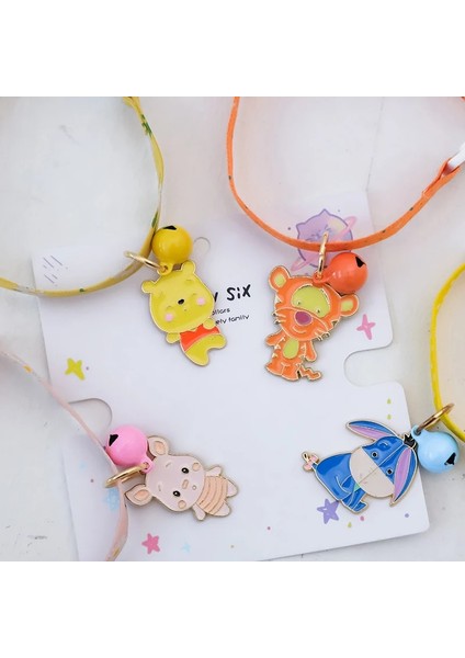 No.6 Tarzı 18-32 Yeni Clam Köpek Jingle Kedi Yaka Ayarlanabilir Renkli Bells Yavru Köpek Kolye Sevimli Moda Anime Pet Yaka (Yurt Dışından) modelleri