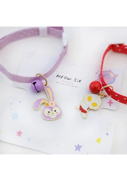 No.6 Tarzı 18-32 Yeni Clam Köpek Jingle Kedi Yaka Ayarlanabilir Renkli Bells Yavru Köpek Kolye Sevimli Moda Anime Pet Yaka (Yurt Dışından) indirimleri