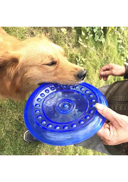 1 Mavi Stil 18.5cm 1 Adet Etkileşimli Köpek Oyuncakları Tpr Silikon Uçan Daire Köpekler Oyunu Frizbi Anti-Çiğneme Direnci Bite Köpek Eğitimi Pet Malzemeleri (Yurt Dışından) modelleri