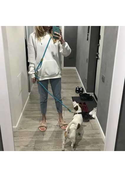 Mavi Stil Köpek Koşum Tasması Tasmaları Köpekler Için Talepler Askılı Omuz Eller Serbest Tasmalar Köpek Zinciri Çift Kafalı Tasma Köpekleri Yürüteç (Yurt Dışından) fiyatları