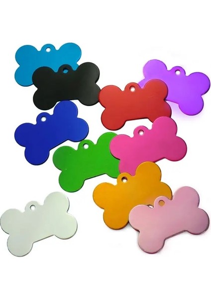 DP037 Stili Mavi 100X Kişiselleştirilmiş Boş Köpek Kımlık Etiketi Özelleştirilmiş Köpek Adı Etiketi Telefon Pet Kımlık Etiketleri Köpek Kedi Pet Askeri Adam Etiketi Alüminyum (Yurt Dışından)