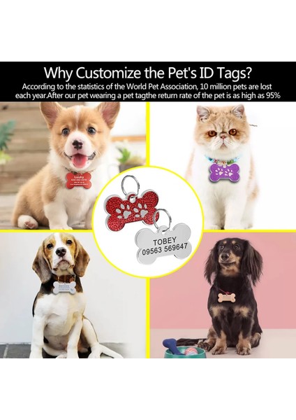 Tek Taraflı Mor Tarzı Kişiselleştirilmiş Pet Kedi Köpek Kımlık Etiketi Kazınmış Pet Kımlık Adı Numarası Kedi Yavrusu Köpek Için Özelleştirilmiş Etiket Yaka Kolye Kemik Pet Aksesuarları (Yurt Dışından) modelleri