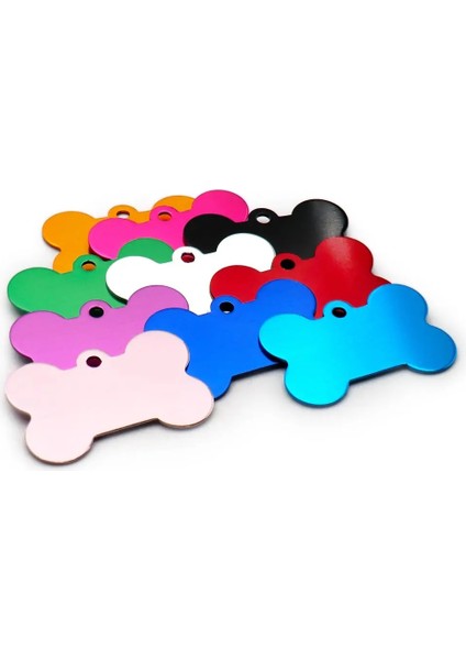 Sarı Stil 40X26X1MM Kemik Köpek Kimlik Etiketi Gravür Pet Köpek Kimlik Etiketleri Yaka Kemik Adı Numara Etiketleri Özelleştirilmiş Eloksal Alüminyum Köpek Etiketi (Yurt Dışından) fiyatları