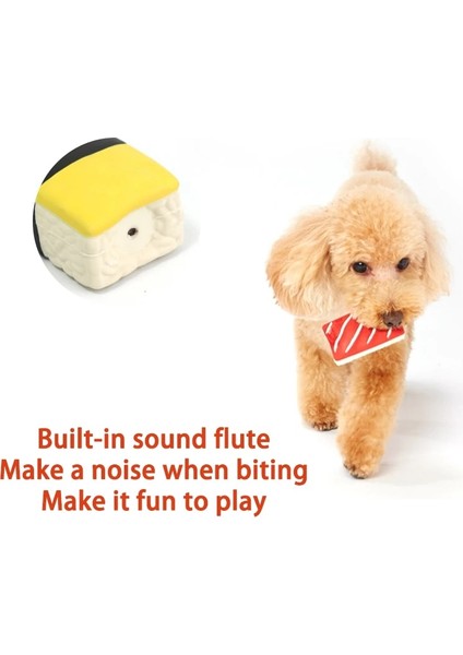 Ton Balığı Stili Japon Suşi Petio Köpek Oyuncakları Lateks Aşınmaya Dayanıklı Ses Bite Pet Oyuncaklar Molar Diş Temizleme Oyuncakları (Yurt Dışından) modelleri