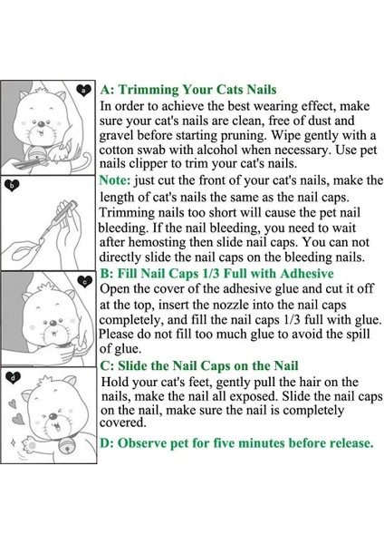 Sarı Stil 2.5-5kg Oft Pet Tırnak Kapakları Köpekler ve Kediler Paws Tımar Tırnak Pençeleri Kapaklar 1 Çeşit Yapıştırıcı Tutkal Kapakları Evcil Hayvan Malzemeleri (Yurt Dışından) modelleri