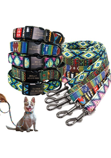 Kırmızı Set Stili L Beden Özel Köpek Tasması Kişiselleştirilmiş Naylon Pet Köpek Kımlık Etiketi Tasmaları Küçük Orta Büyük Köpekler Için Oyulmuş Baskılı Köpek Yaka Tasma (Yurt Dışından) fiyatları