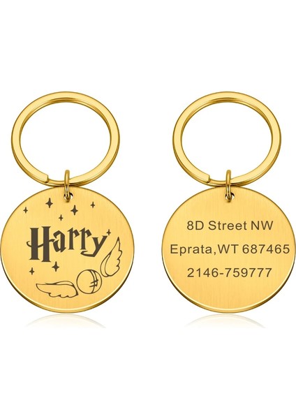 Altın Tarzı 30 mm x 30 mm Özel Köpek Künyesi Kişiselleştirilmiş Oyulmuş Pet Köpek Kedi Kımlığı Yaka Etiketleri Paslanmaz Çelik Küçük Köpekler Için Pet Aksesuarları Kedi Pet Shop (Yurt Dışından)