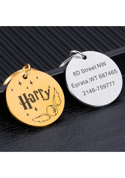 Altın Tarzı 30 mm x 30 mm Özel Köpek Künyesi Kişiselleştirilmiş Oyulmuş Pet Köpek Kedi Kımlığı Yaka Etiketleri Paslanmaz Çelik Küçük Köpekler Için Pet Aksesuarları Kedi Pet Shop (Yurt Dışından) fırsatları
