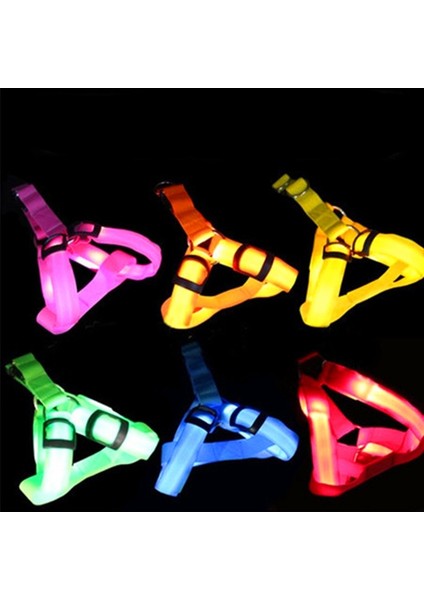 Mavi Stil L Beden Naylon Pet Güvenlik LED Koşum Köpek Ürünü Yanıp Sönen Işık Koşum LED Köpek Koşum Tasma Halat Kemer LED Köpek Yaka Yelek Pet Malzemeleri (Yurt Dışından) modelleri