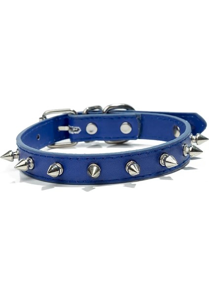 Sarı Set Stili Xl Beden Arp Çivili Çivili Deri Köpek Tasmaları Küçük Orta Büyük Köpekler Için Pu Pet Yaka Perçinler Isırma Karşıtı Evcil Hayvan Ürünleri Boyun Askısı (Yurt Dışından)