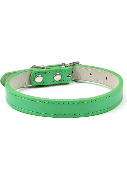 Yeşil Pet Köpek Tasması Stili Xs Beden Yumuşak Deri Katı Köpek Tasması Ayarlanabilir Köpek Boyun Askısı Küçük Orta Büyük Köpek Yavru Kedi Kolye Kedi Aksesuarları Için Güvenli Tasmalar (Yurt Dışından)