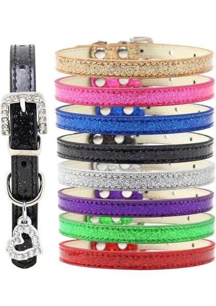 Kırmızı Stil M Beden Pet Köpek Kedi Yaka Bling Aşk Kalp Kristal Kolye Kolye Güvenlik Yumuşak Deri Yavru Yavru Köpek Boyun Askısı Hayvan Aksesuarları (Yurt Dışından) fiyatları