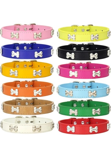 Mavi Stil Xs Beden Pet Köpek Tasması Kemik Deri Dayanıklı Evcil Hayvan Malzemeleri Aksesuarları Boyun Askısı Tasma Köpek Yavrusu Için Küçük Büyük Köpekler Için Pug Tasmaları (Yurt Dışından) fiyatları